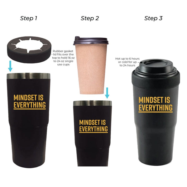 Versatile 30 oz Cup Combo Tumbler - Mindset