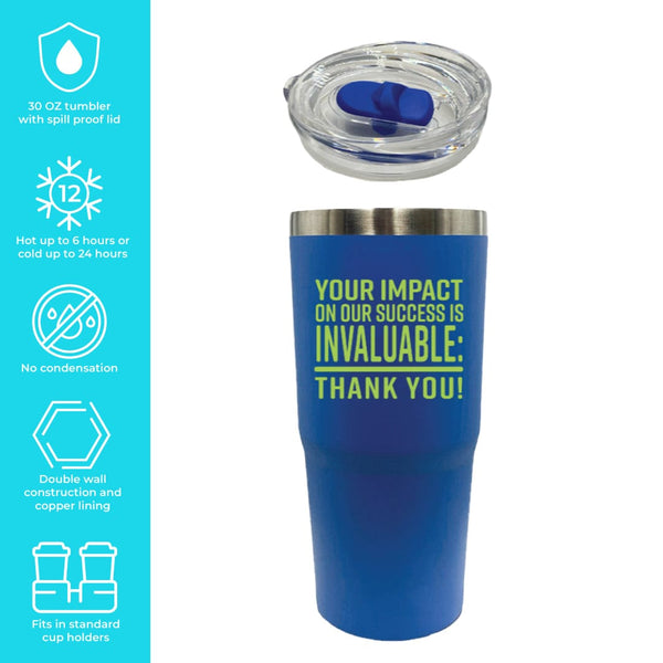 Versatile 30 oz Cup Combo Tumbler - Invaluable