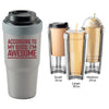 Versatile 30 oz Cup Combo Tumbler - Awesome