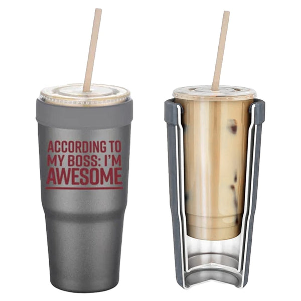 Versatile 30 oz Cup Combo Tumbler - Awesome