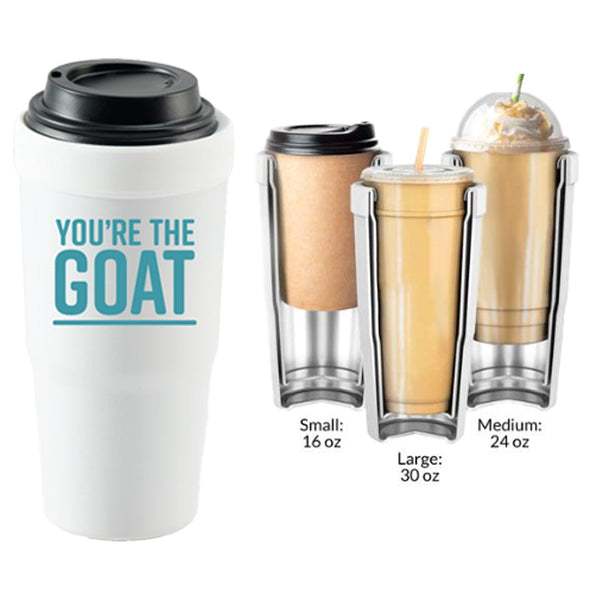 Versatile 30 oz Cup Combo Tumbler - GOAT