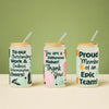 Retro Recognition Frosted Glass Tumbler - Epic Team