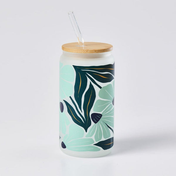 Sip & Chill Frosted Glass Tumbler - Cheers!