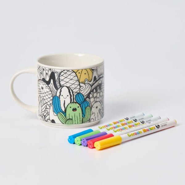 DIY Color Me Artisan Mug - Teamwork Makes Dream Work