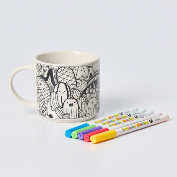 DIY Color Me Artisan Mug - Teamwork Makes Dream Work