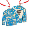 Charming (Not) Ugly Sweater Ornament - Cheers to Our Team