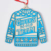 Charming (Not) Ugly Sweater Ornament - Cheers to Our Team