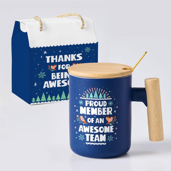 Festive Nordic Mug Gift Set - Awesome Team