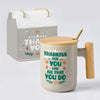 Festive Nordic Mug Gift Set - Thankful for You