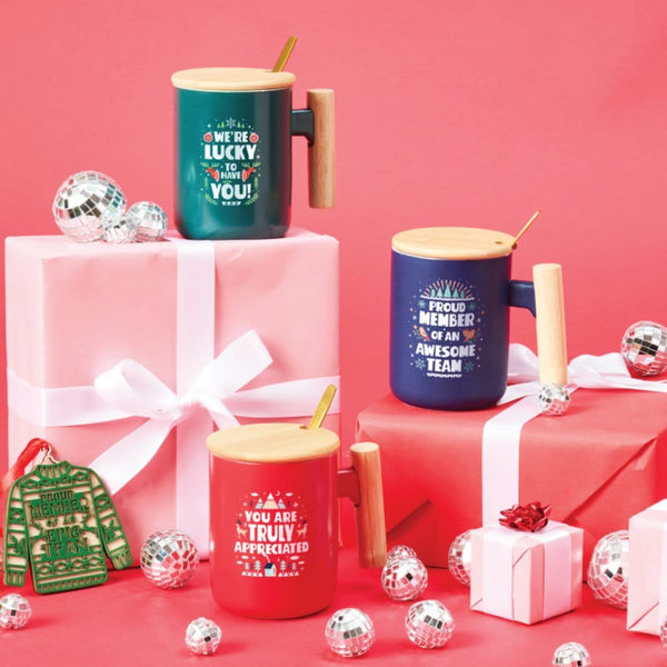 Festive Nordic Mug Gift Set  - Lucky to Have You