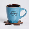 Essential Piece Mug & Puzzle Coaster Gift Set - Thanks