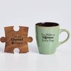 Essential Piece Mug & Puzzle Coaster Gift Set - Difference