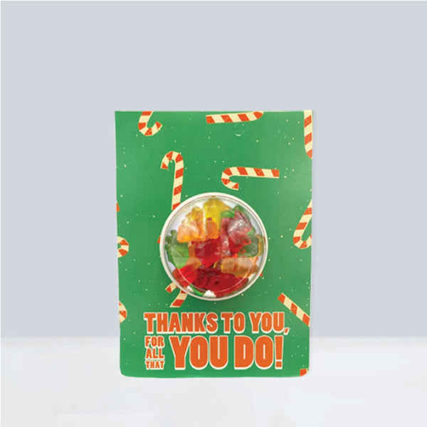 Sweet Appreciation Candy Card - Thanks to You