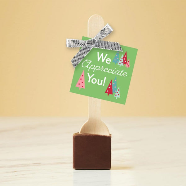 Sweet Swirls Hot Cocoa Spoon - We Appreciate You