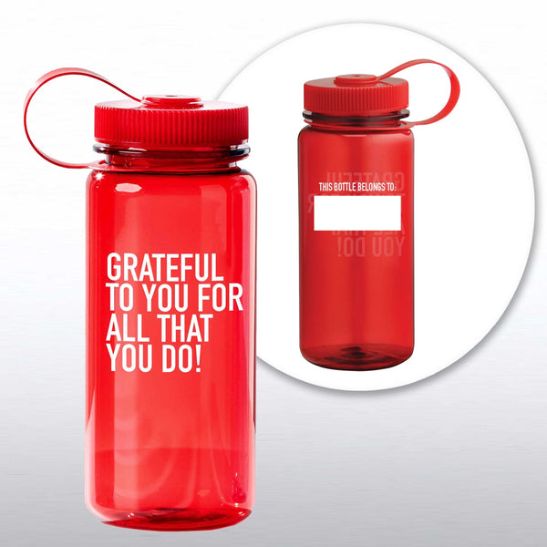 Custom: Value Wide Mouth Wellness Bottle - Grateful