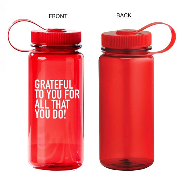 Custom: Value Wide Mouth Wellness Bottle - Grateful