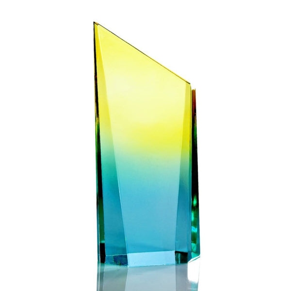 Ombre Acrylic Trophy Collection - Slanted Rectangle