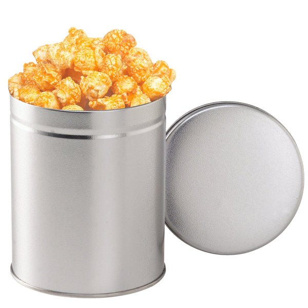 Add Your Logo:  Gourmet Popcorn Tin