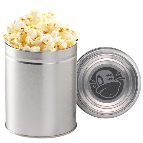 Add Your Logo:  Gourmet Popcorn Tin