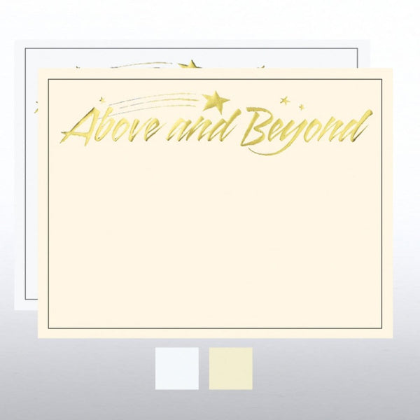 Foil Certificate Paper - Above & Beyond