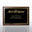 Prestigious Award Plaque - Full-Size - Black w/ Gold