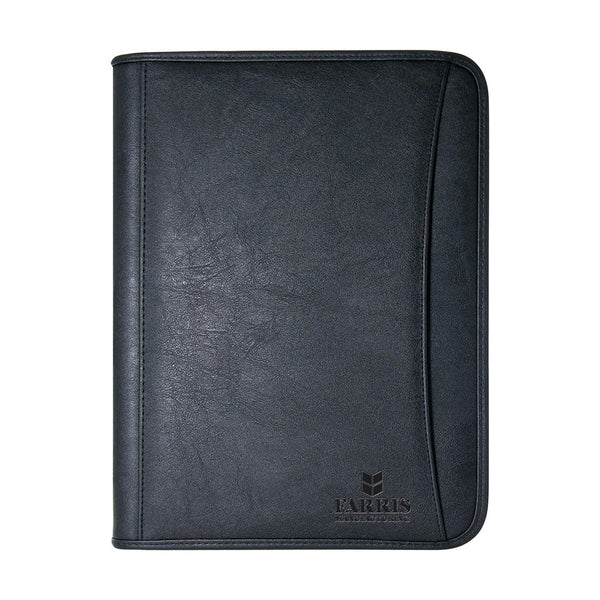 Add Your Logo: Durahyde Zippered Padfolio