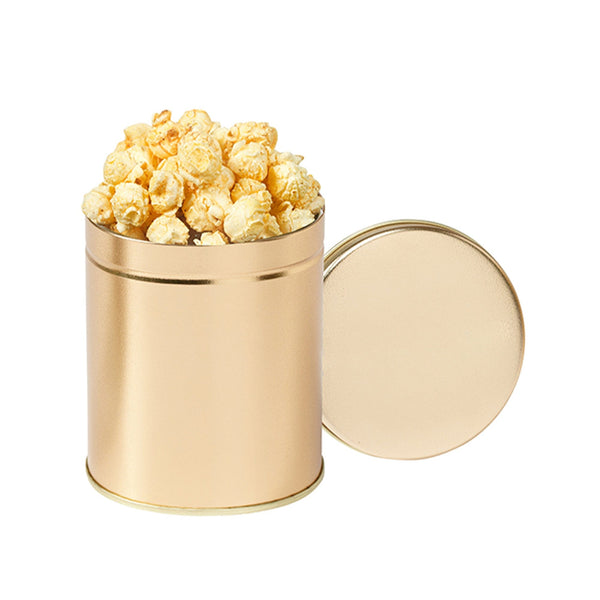 Add Your Logo:  Gourmet Popcorn Tin