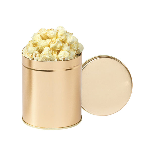 Add Your Logo:  Gourmet Popcorn Tin