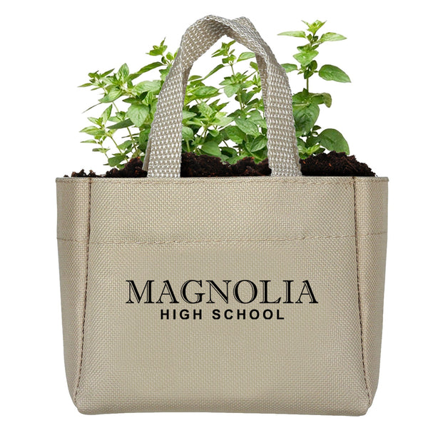 Add Your Logo:  Sprout It Out Tote Plant Set