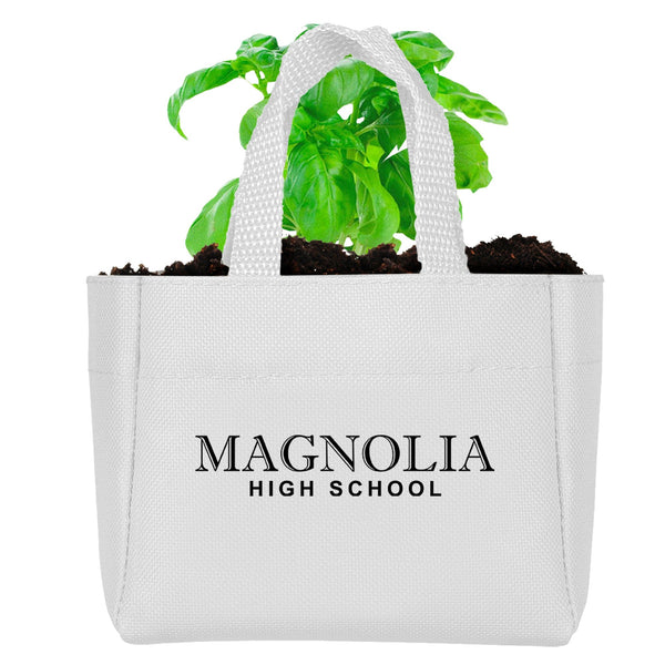 Add Your Logo:  Sprout It Out Tote Plant Set