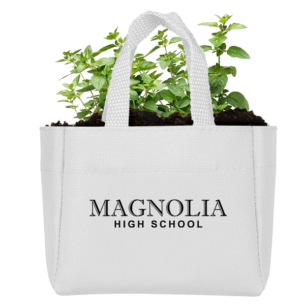 Add Your Logo:  Sprout It Out Tote Plant Set