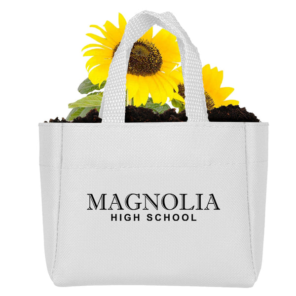 Add Your Logo:  Sprout It Out Tote Plant Set