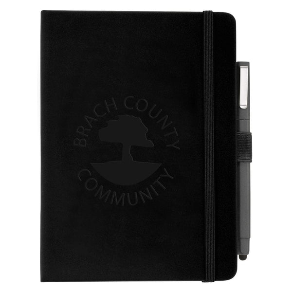 Add Your Logo: Soft Touch Journal & Pen Set