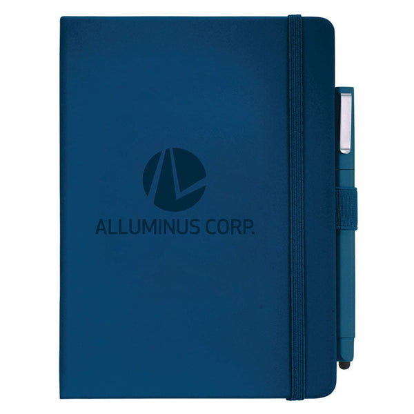 Add Your Logo: Soft Touch Journal & Pen Set