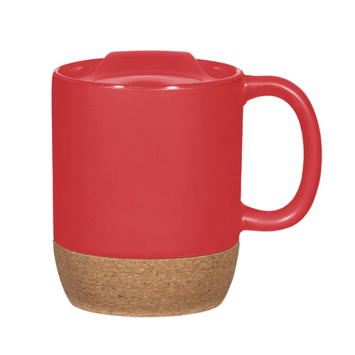 24 oz. Travel Mug with Cork Base and Handle - Brilliant Promos