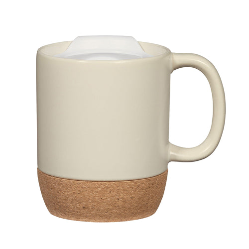 24 oz. Travel Mug with Cork Base and Handle - Brilliant Promos - Be  Brilliant!