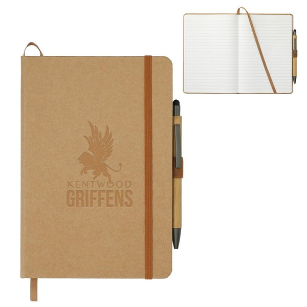 Add Your Logo: Washable Kraft Stone Journal