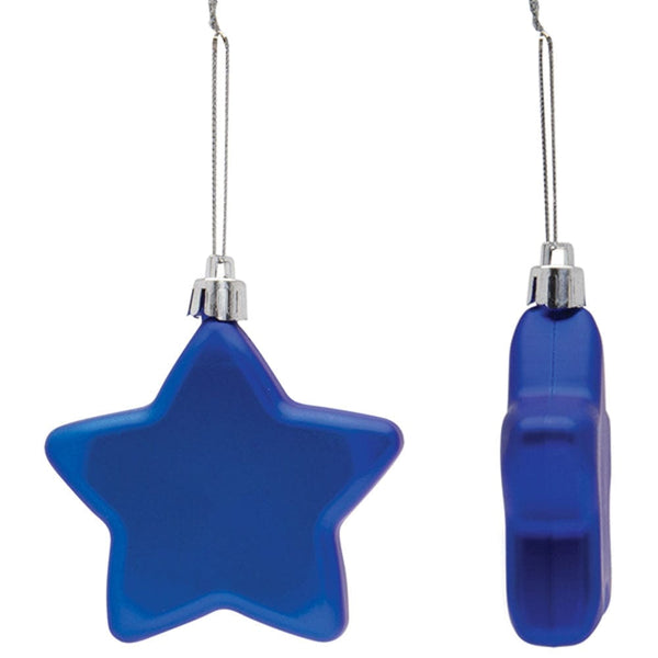 Add Your Logo: Shatterproof Classic Star Ornament