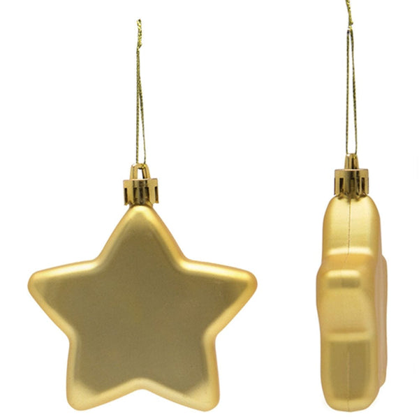 Add Your Logo: Shatterproof Classic Star Ornament