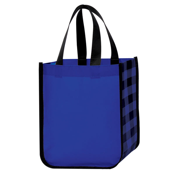 Add Your Logo: Perfectly Plaid Tote Bag