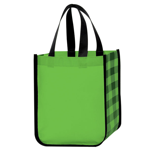 Add Your Logo: Perfectly Plaid Tote Bag