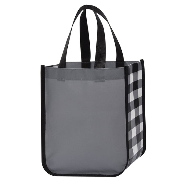 Add Your Logo: Perfectly Plaid Tote Bag