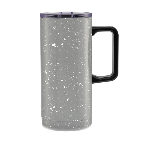 Add Your Logo: Tall Speckled Campfire Mug