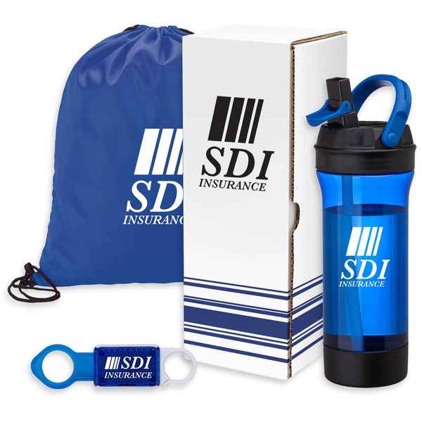 Add Your Logo: 3- Piece Fitness Gift Set