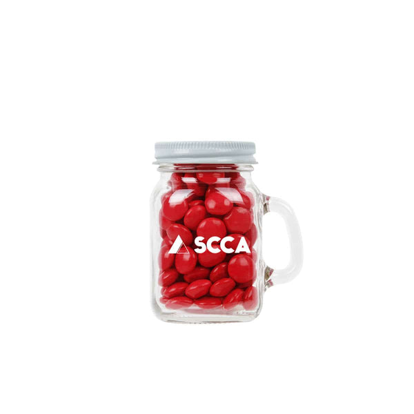 Add Your Logo: Mini Mason Chocolate Jars