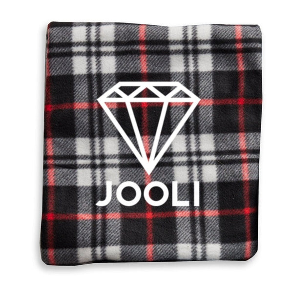 Add Your Logo: Plaid Fleece Travel Blanket