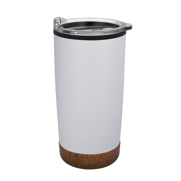 Add Your Logo: Stainless Steel Cork Bottom Tumbler