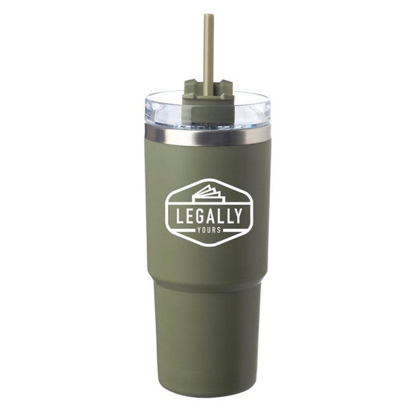 Add Your Logo: 23 oz Matte Stainless Steel Tumbler