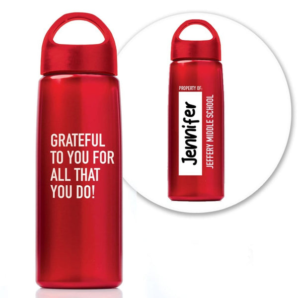 Custom: Luminous Value Water Bottle - Grateful to You