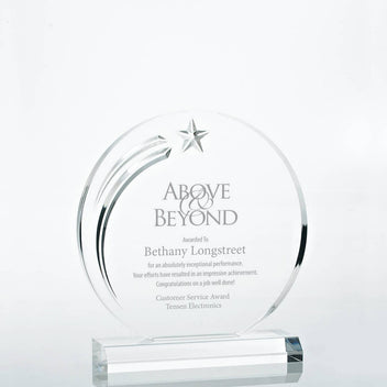 Star Acrylic Trophy - Circle – Baudville